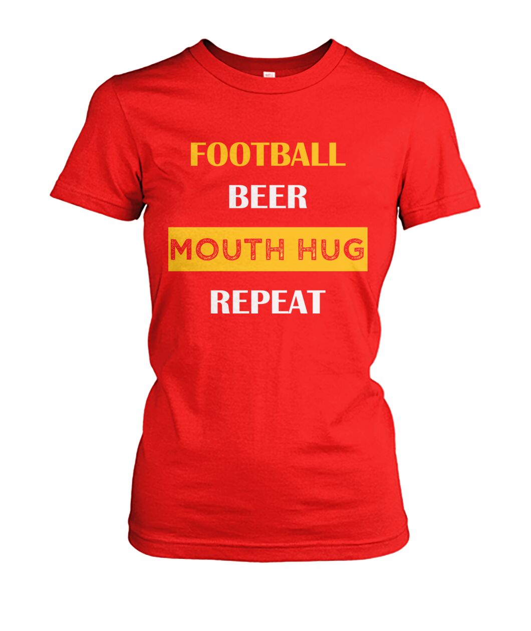 Unisex Football Repeat Women's Crew Tee