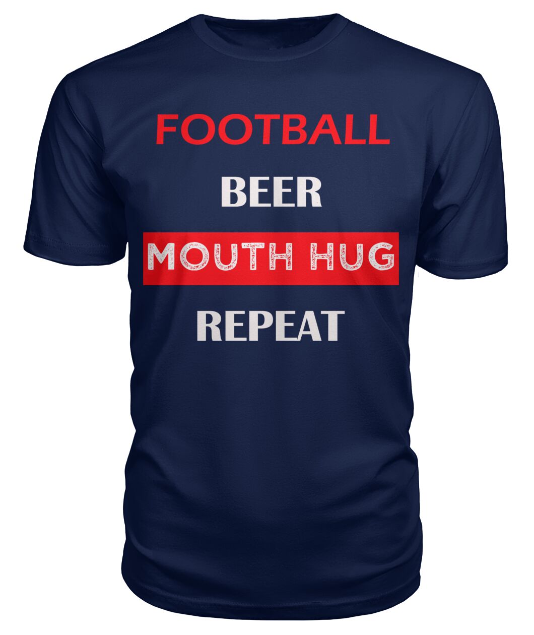Football repeat in RED Premium Unisex Tee
