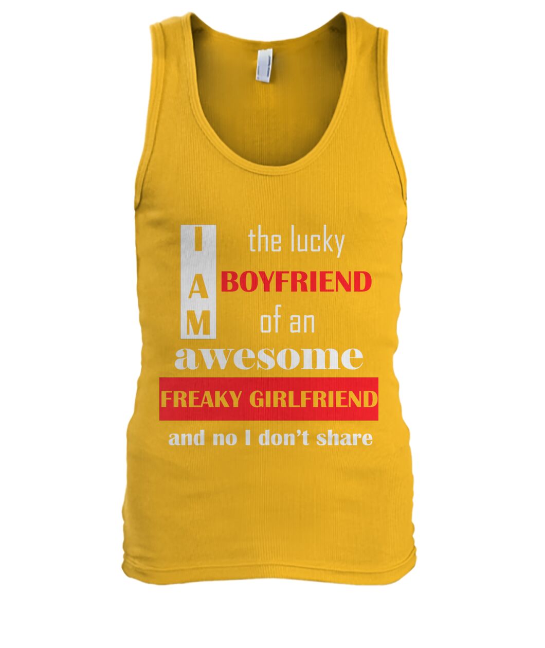 Men's Girlfriend Love No Men's Tank Top