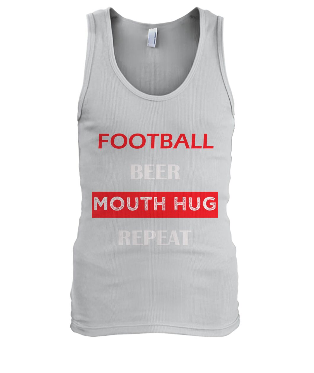 Football repeat in RED Men's Tank Top