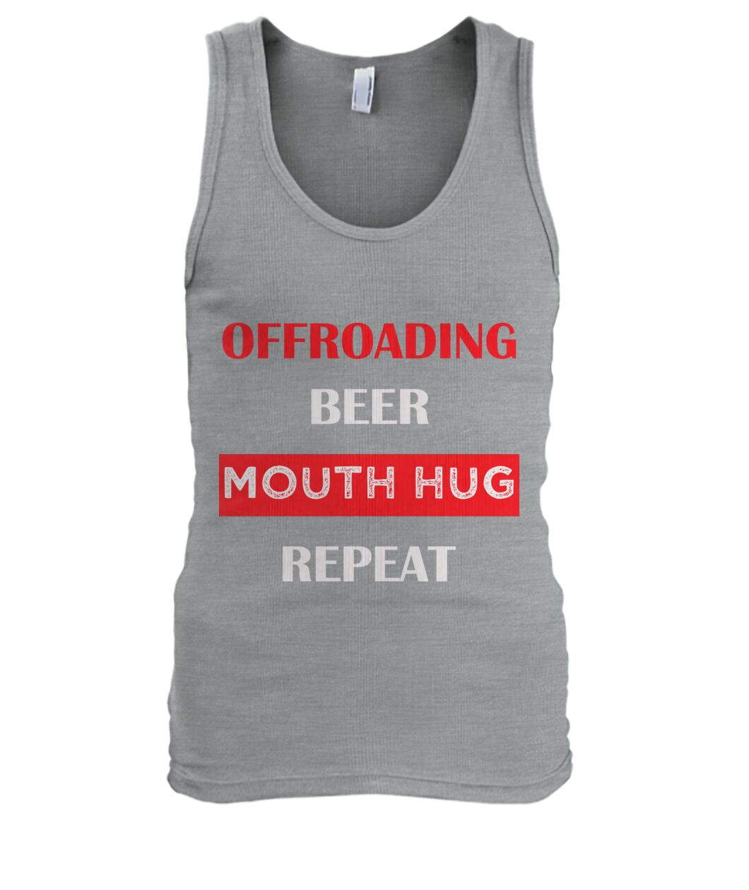 Offroading repeat in RED Men's Tank Top