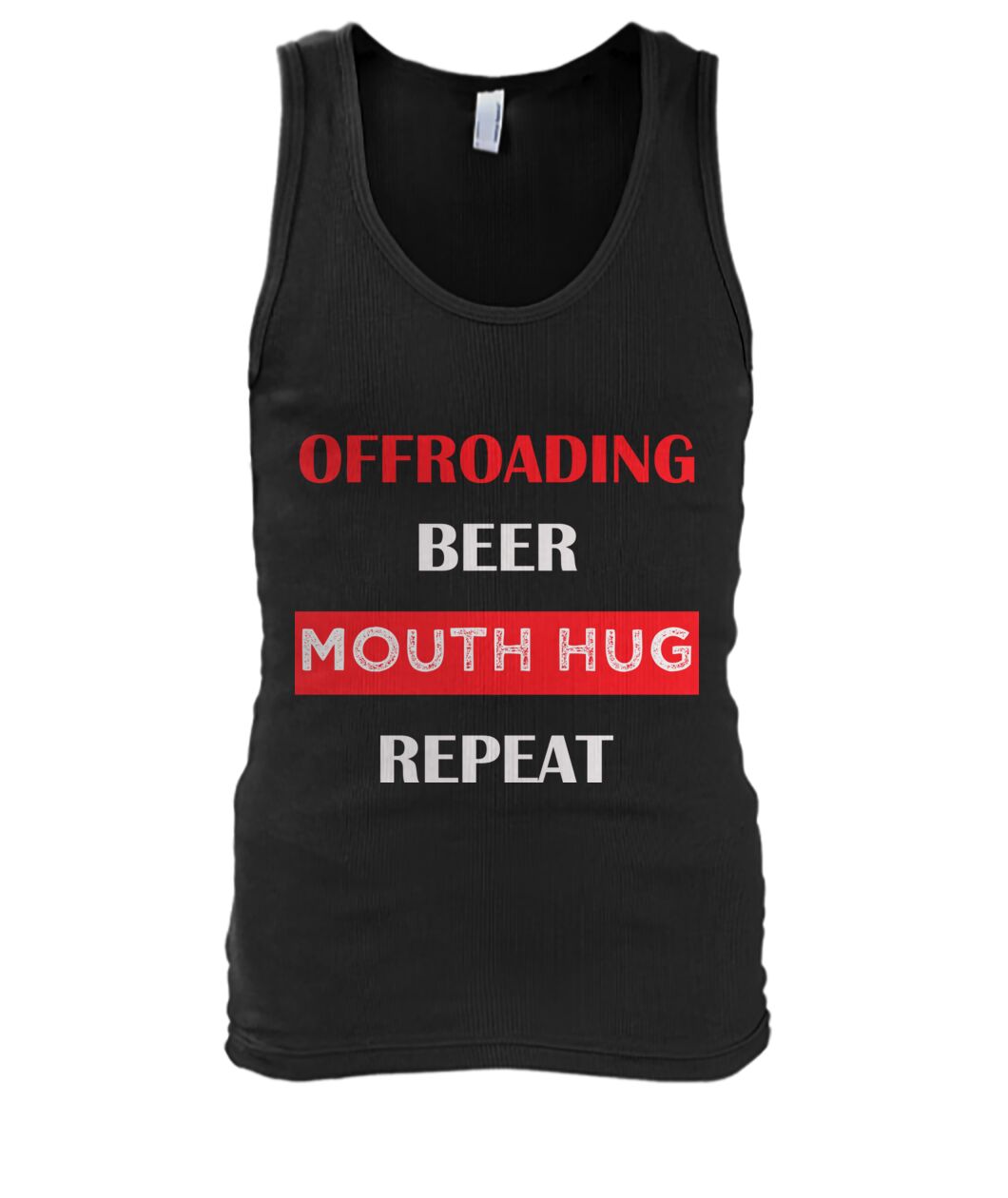 Offroading repeat in RED Men's Tank Top