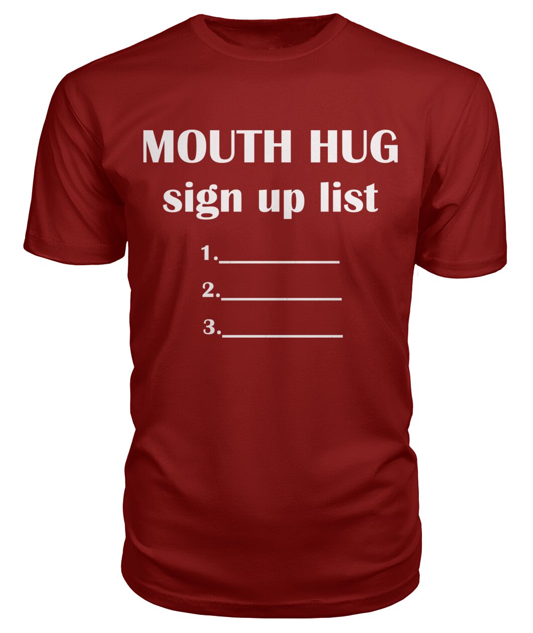 Mouth hug list Premium Unisex Tee