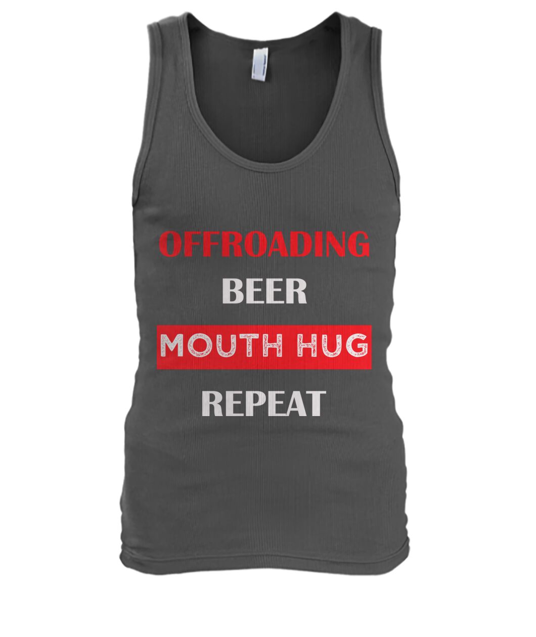 Offroading repeat in RED Men's Tank Top