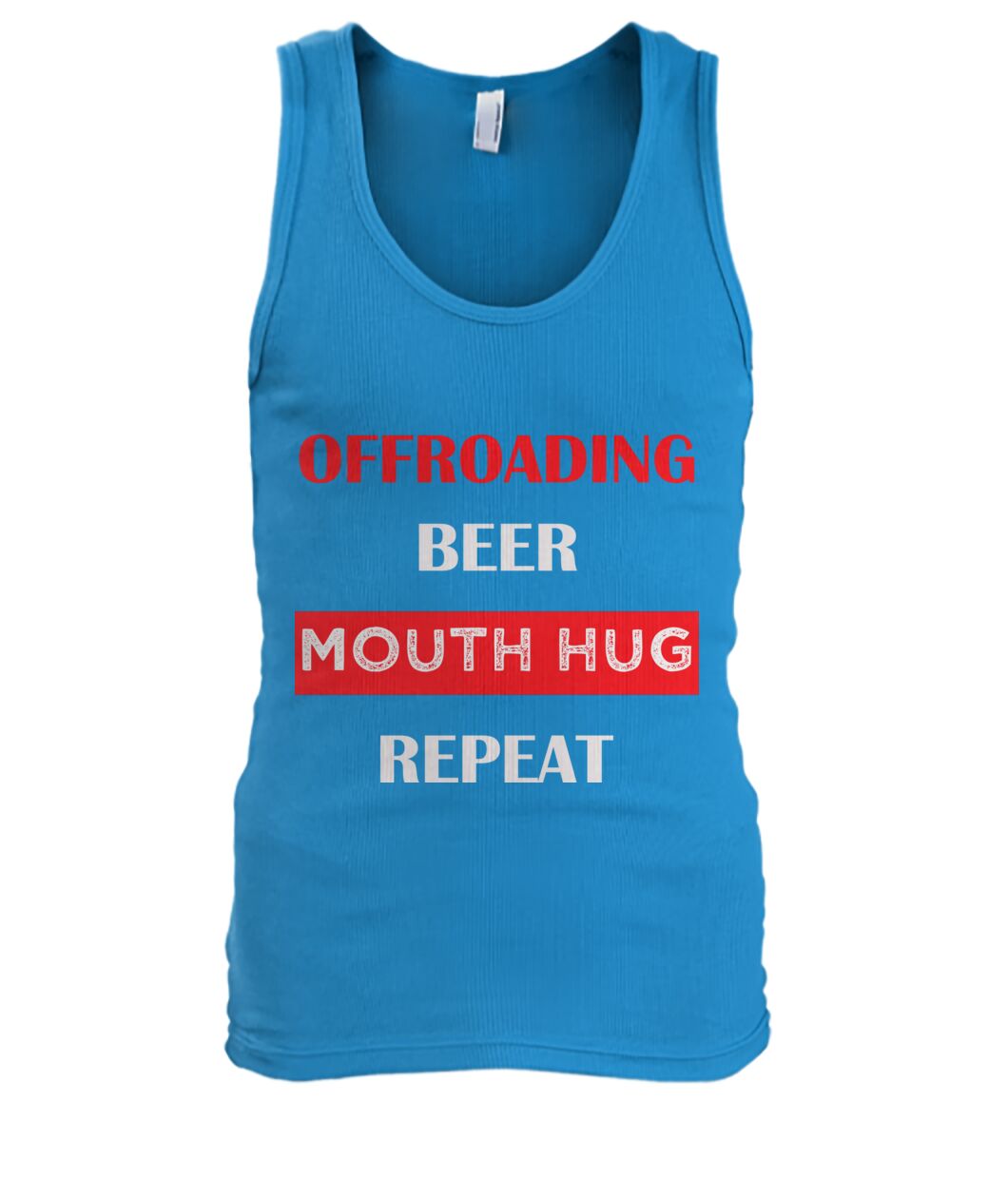 Offroading repeat in RED Men's Tank Top