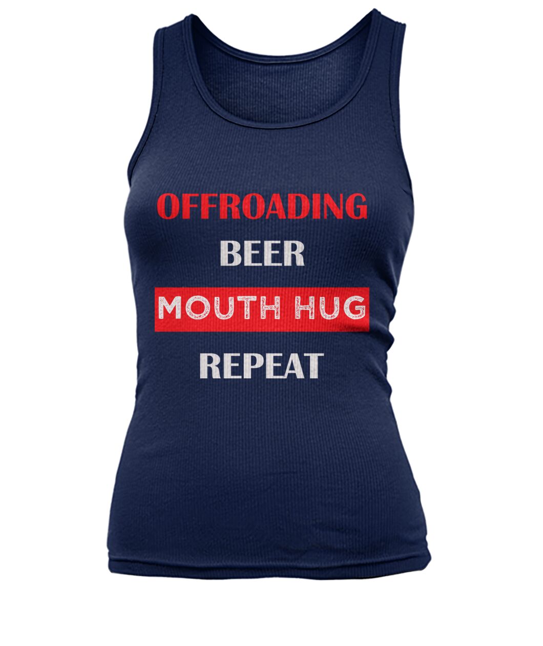 Offroading repeat in RED Women's Tank Top