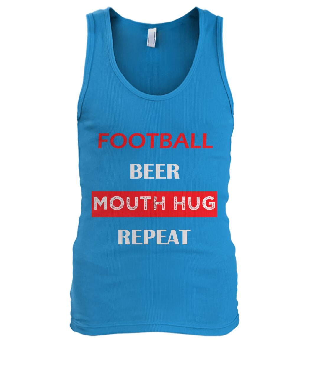 Football repeat in RED Men's Tank Top