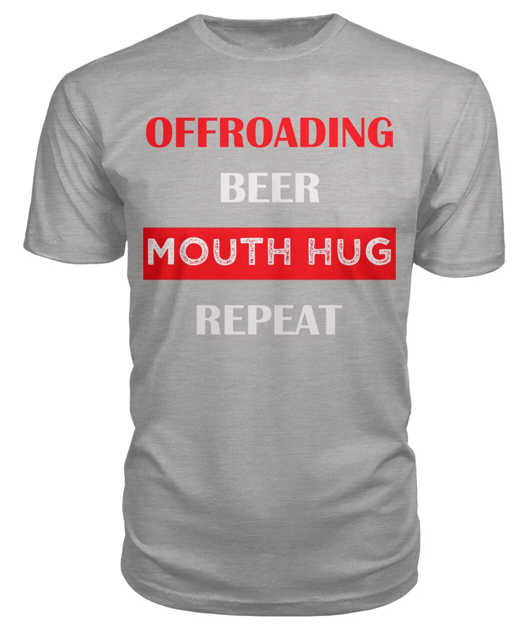 Offroading repeat in RED Premium Unisex Tee