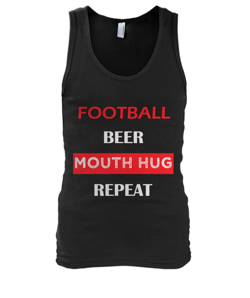 Football repeat in RED Men's Tank Top