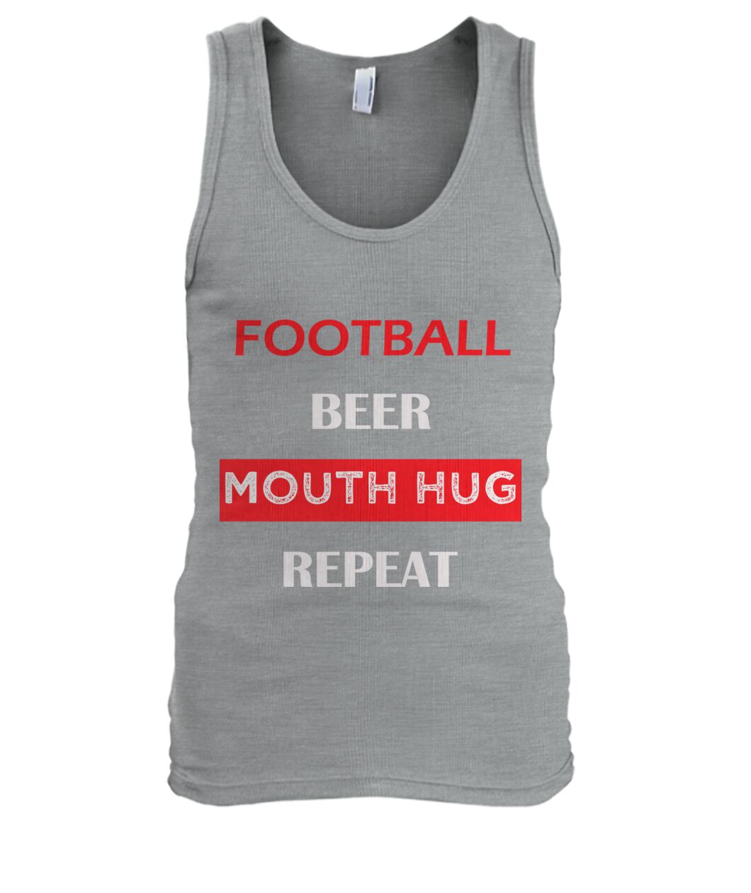 Football repeat in RED Men's Tank Top