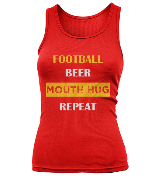 Unisex Football Repeat Women's Tank Top