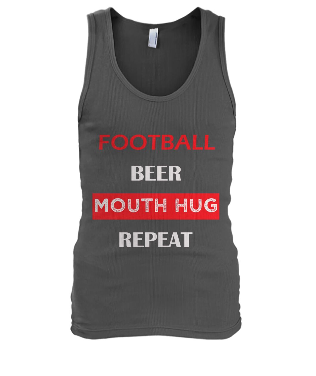 Football repeat in RED Men's Tank Top