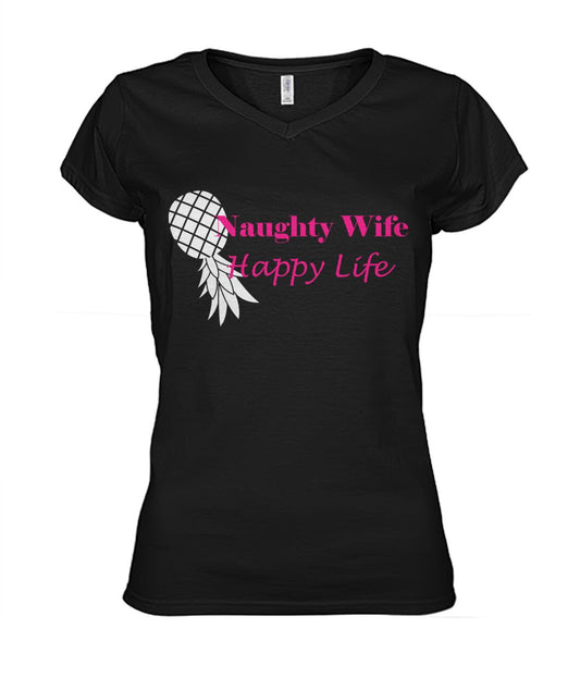 Naughty Wife Women's V-Neck