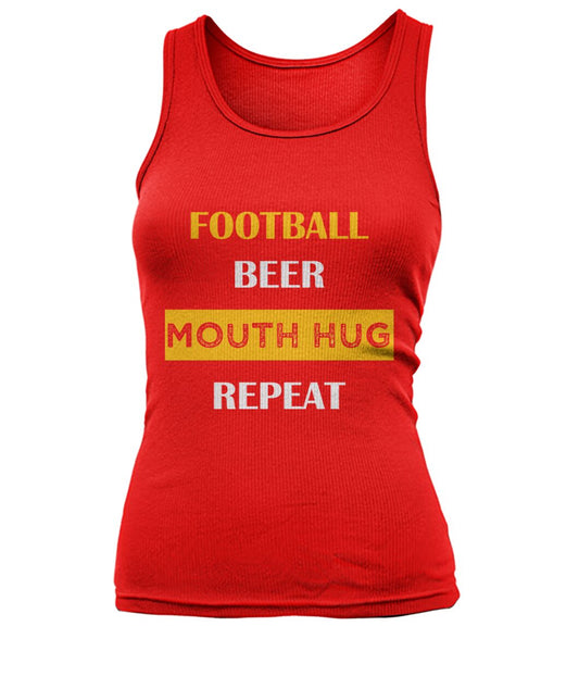 Football Repeat Women's Tank Top