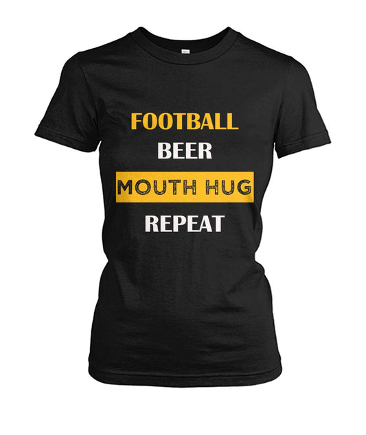 Football Repeat Women's Crew Tee